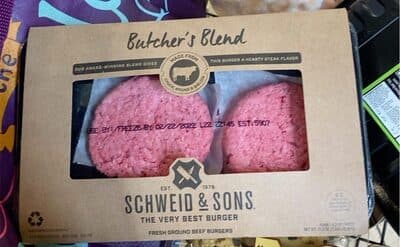 Fresh Ground Beef Butcher's Blend Burgers
