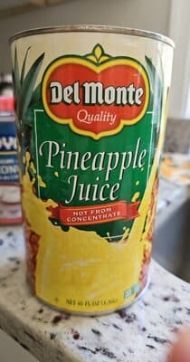 100% JUICE, PINEAPPLE