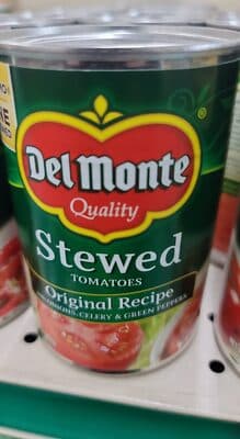 STEWED TOMATOES ORIGINAL RECIPE WITH ONIONS, CELERY & GREEN PEPPERS