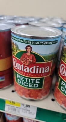 Contadina Petite Cut Diced Roma Style Tomatoes