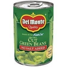 No Salt Added Cut Green Beans