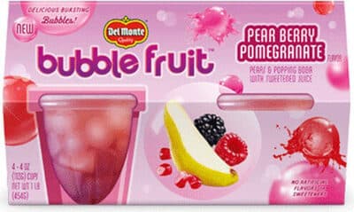 Pear Berry Pomegranate Flavor Pears & Popping Boba With Sweetened Juice