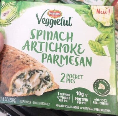 Spinach Artichoke Parmesan Pocket Pies
