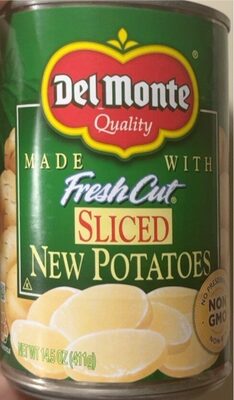 Fresh Cut Sliced New Potatos