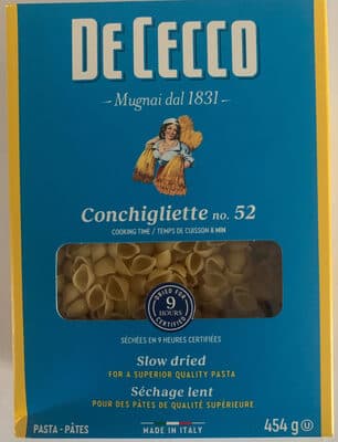 Pasta Conchigliette no. 52
