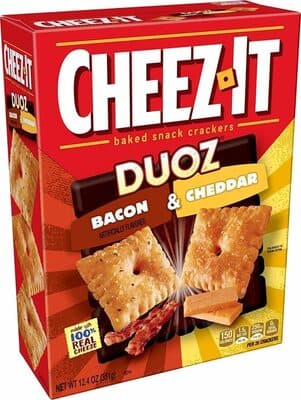 Bacon & Cheddar Flavored Baked Snack Crackers