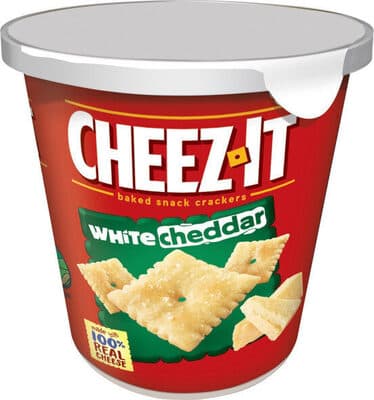 Cheez-It Baked Snack Crackers, White Cheddar