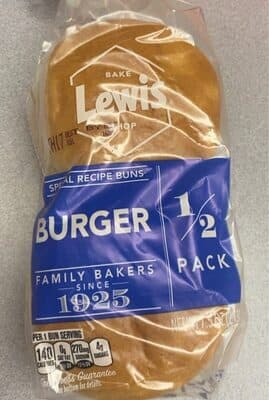 Burger Special Recipe Buns