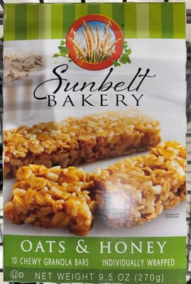 Oats & Honey Chewy Granola Bars