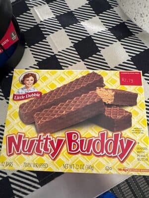 Wafers With Peanut Butter