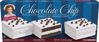 Chocolate Chip Creme Filled Chocolate Snack Cakes