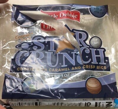 Cookie With Caramel And Crisp Rice Cosmic Snack