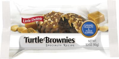 Caramel, Peanuts & Fudge Topping Turtle Brownies Specialty Recipe