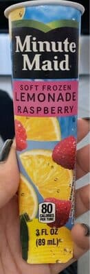 Soft frozen lemonade raspberry
