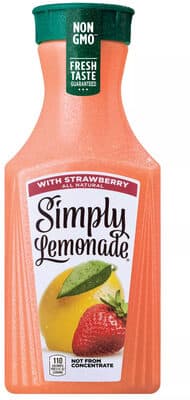 With Strawberry 12% Juice Blend
