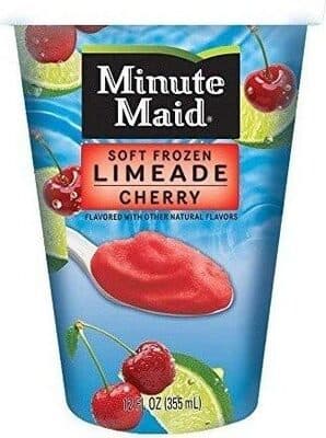 Cherry Flavored Soft Frozen Limeade