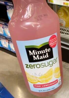 Pink Lemonade Zero Sugar Drink
