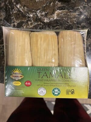 Green Chili Chicken Tamales