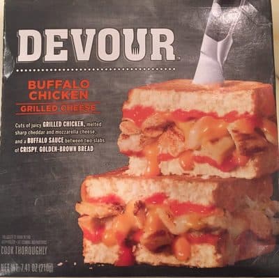 Buffalo Style Chicken Grilled Cheese