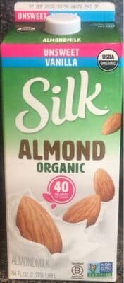 Unsweet Vanilla Organic Almondmilk