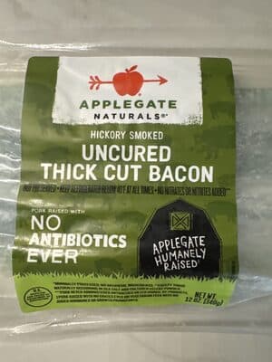 Hickory Smoked Uncured Thick Cut Bacon