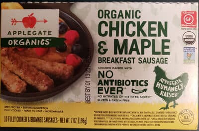 Organic Chicken & Maple Breakfast Sausage