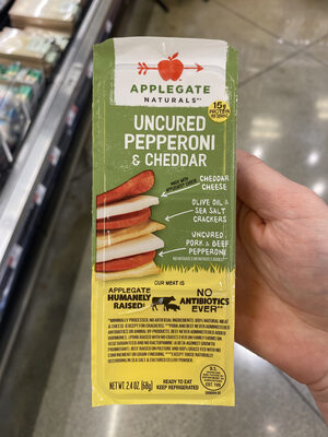 Uncured Pepperoni & Cheddar Cheese