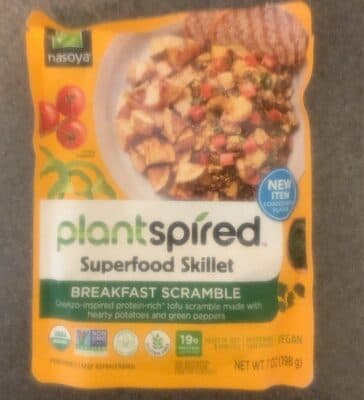 Breakfast Scramble Chorizo-Inspired Protein-Rich Tofu Scramble Made with Hearty Potatoes and Green Peppers Superfood Skillet