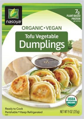 Tofu Vegetable Organic Dumplings