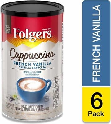 French Vanilla Cappuccino Instant Coffee Beverage Mix