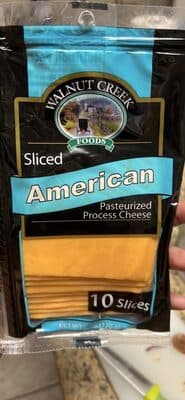 American Pasteurized Process Cheese Sliced