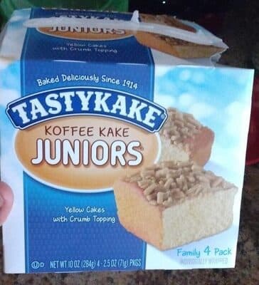Juniors, Yellow Cakes With Crumb Topping