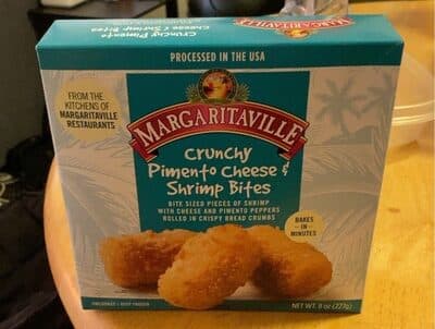 Crunchy Pimento Cheese Shrimp Bite Sized Pieces of Shrimp with Cheese and Pimento Peppers Rolled in Crispy Bread Crumbs