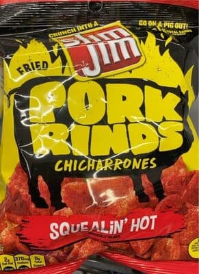 Squealin' Hot Fried Pork Rinds Chicharrones