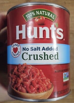 No Salt Added Crushed Tomatoes