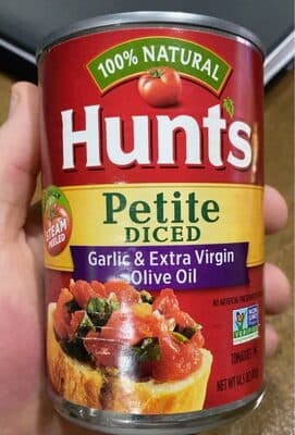 Basil, Garlic & Olive Oil Petite Diced Tomatoes