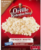Tender White Gourmet Popping Corn Bags