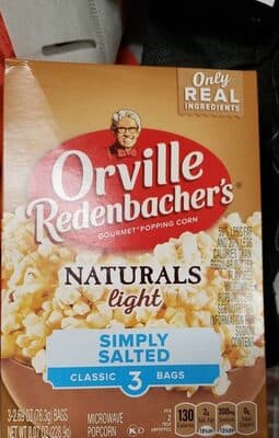Naturals Light Simply Salted Gourmet Popping Microwave Popcorn