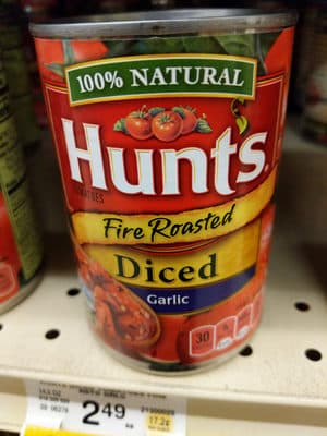 Garlic Fire Roasted Diced Tomatoes
