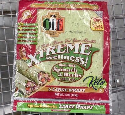Spinach & Herbs Large Wraps