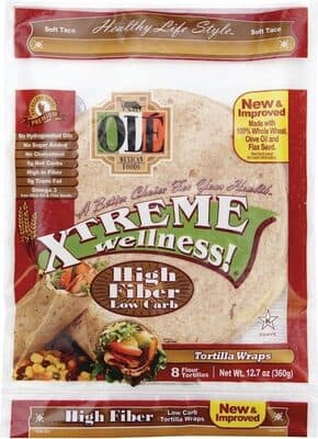 High Fiber Carb Lean Tortilla Wraps