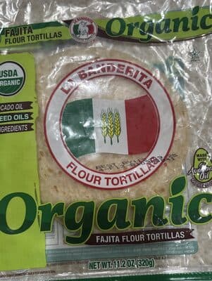 Organic Fajita Flour Tortilla