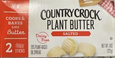 Country crock plant butter, salted