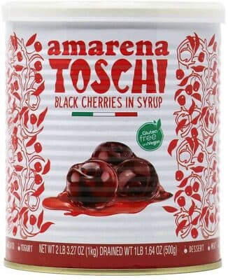 Amarena Sour Black Cherries in Syrup