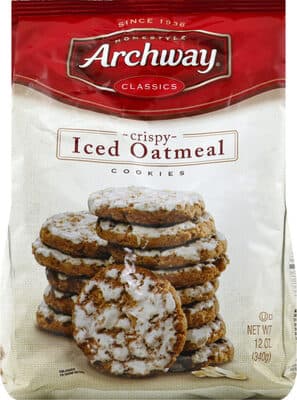 Classics Crispy Iced Oatmeal Cookies