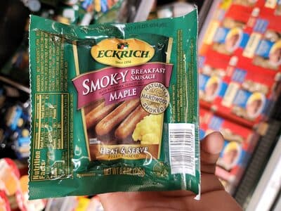 Smoky Breakfast Sausage, Maple
