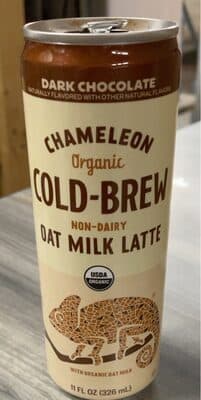 Chameleon Cold-Brew Organic Dark Chocolate Non-Dairy Oat Milk Latte