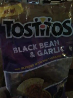 Black Bean & Garlic Flavored Tortilla Chips