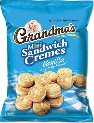 Mini Sandwich Cremes Cookies, Vanilla