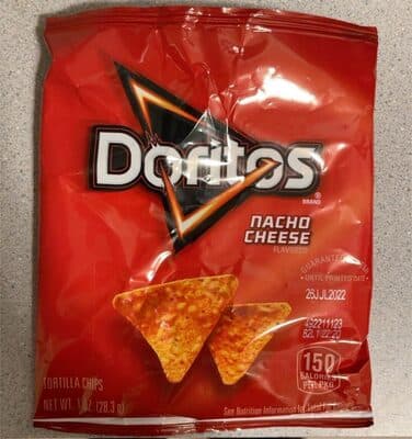 Doritos Nacho Cheese Flavored Tortilla Chips